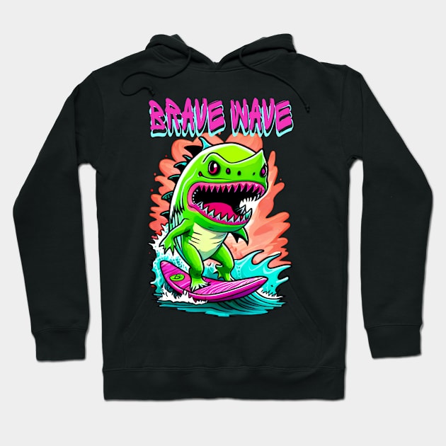 Brave Wave Hoodie by Asu Tropis